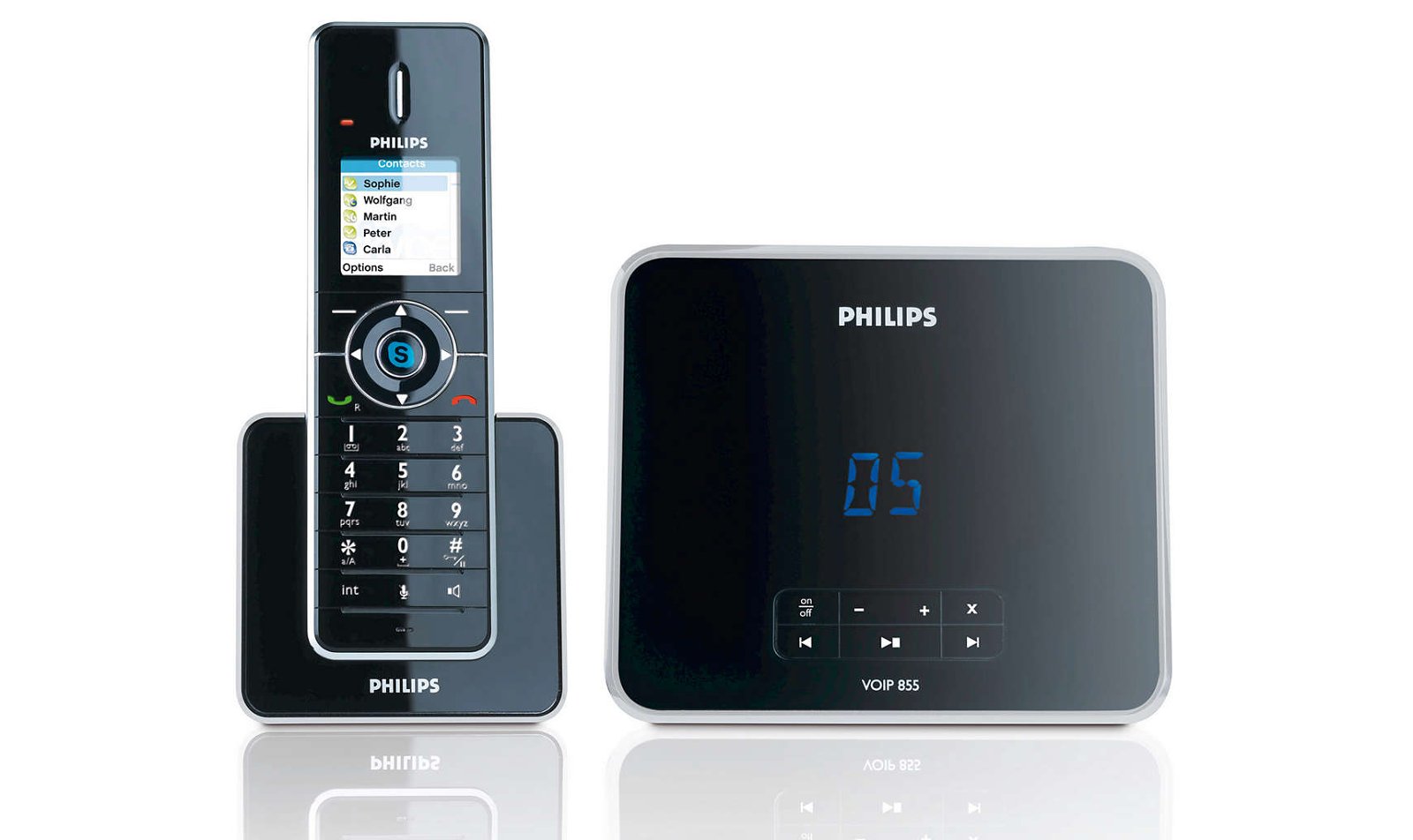 Philips VOIP 855 cordless phone with Skype